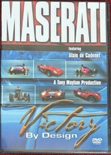 MASERATI Victory by Design DVD Alain De Cadenet Tony Mayam
