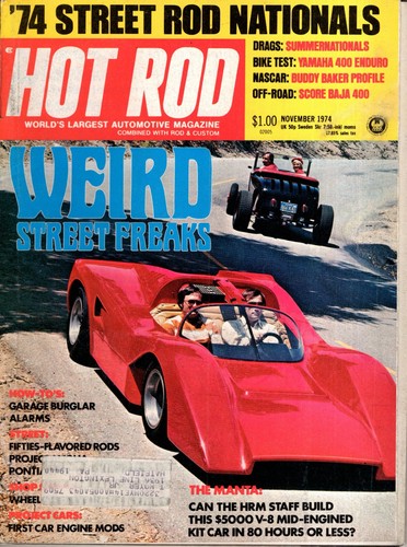Hot rod magazine november 1974 - hot,