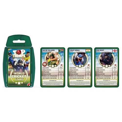 Top trumps card game - top, world