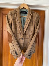Zara Wool Tweed Blazer Jacket