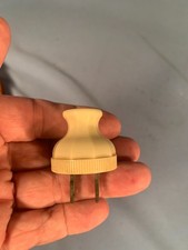 Vintage 2 prong Ivory Bakelite