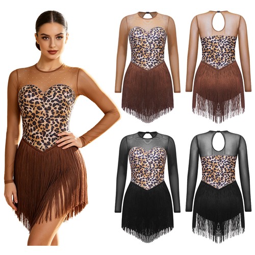 Women fringe mesh latin - fringe,