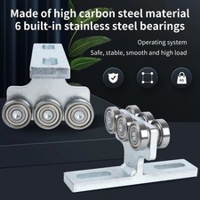 2Pcs 6 Wheels Roller Electric