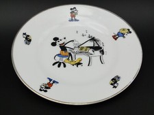 Plate Schumann Porcelain Mickey Mouse Piano Schumann Bavaria Art Deco Circa 1930