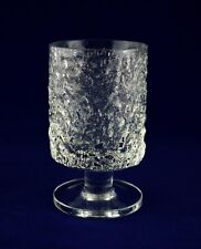 Whitefriars Geoffrey Baxter "GLACIER" Wine Glass / Goblet - 12cms (4-3/4") Tall
