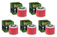 Hiflofiltro Oil Filter (x 5) Fits YAMAHA YFM700 RAPTOR (2006 to 2024)