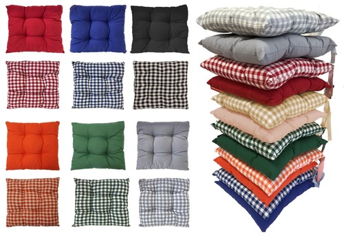 Gingham dining chair - chair, pad