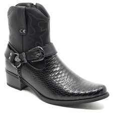 Men's Belt Buckle Chain Strap