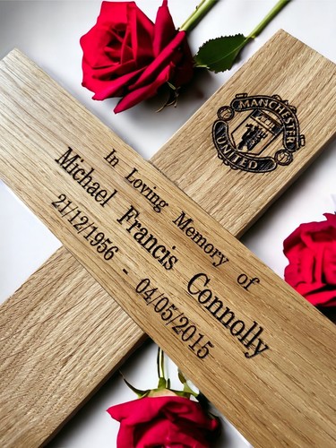 Wooden cross memorial - wooden,