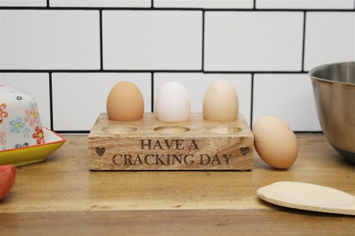 Kitchen egg holder - holder, wooden