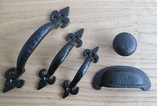 CAST IRON VINTAGE OLD STYLE CHEST DRAWER CUPBOARD CABINET DOOR FITTING