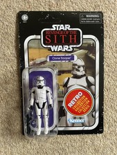 Retro Collection Star Wars Revenge Of The Sith Clone Trooper Figure 3.75” New