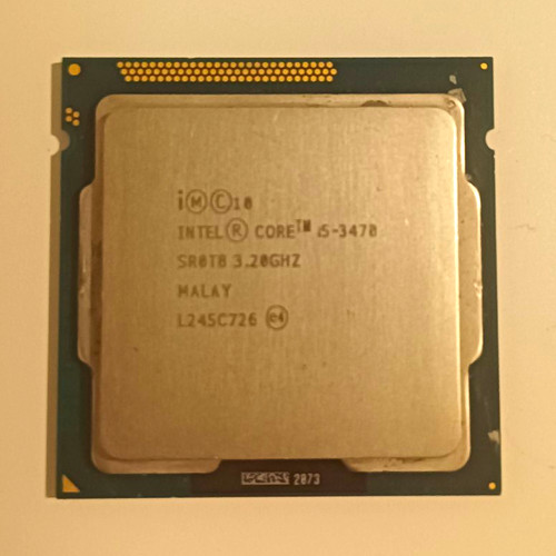 Intel core 3470 20ghz - i5-3470, 3.20ghz