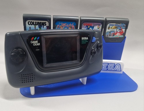 Sega game gear with games - game,
