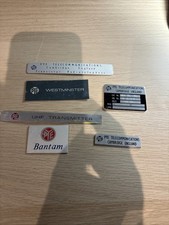 Vintage Pye Electronics 6 X Badge Radio Tv Stereo Hi Fi 1960s Bantam Westminster