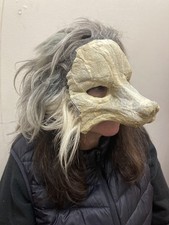 professionally made zombie werewolf Halloween head mask headdress