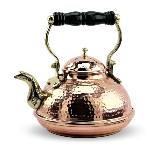 Large copper teapot - copper, stovetop