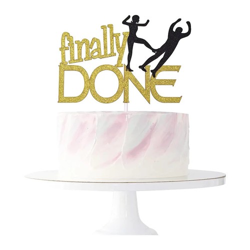 Divorce party cake - party, topper