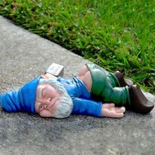 Funny Drunk Dwarf Garden Gnome