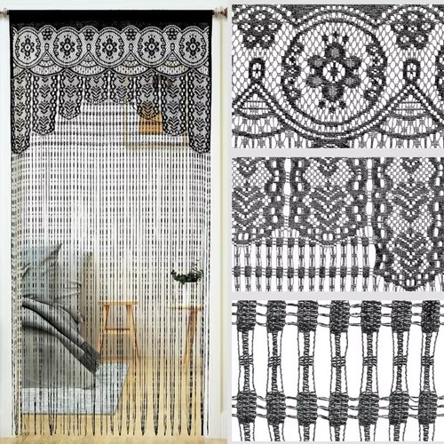 Macrame lace door - macrame, string
