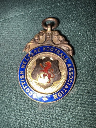 Scottish gold football medal - gold,