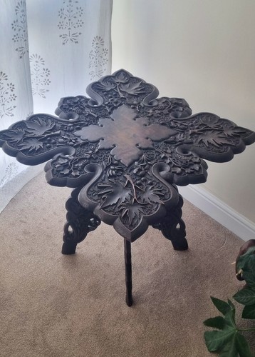 Antique kashmir carved - antique,