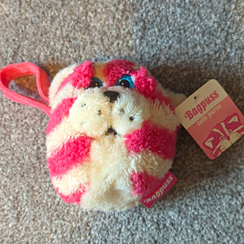 Bagpuss plush coin purse - bagpuss, zip