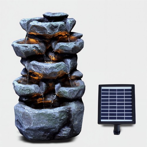 Solar water fountain home - fountain,