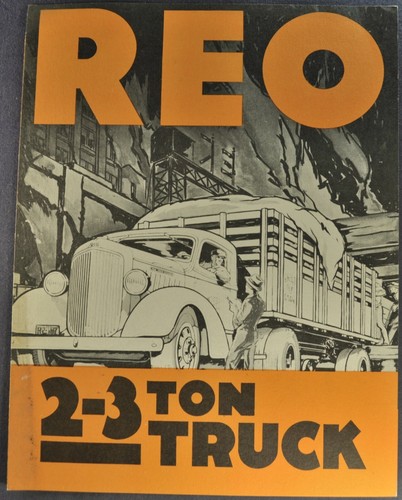 1935 reo ton truck - 2-3,