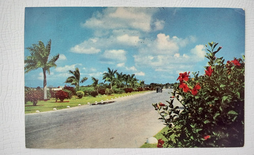 Bahamas postcard mailed - bahamas,