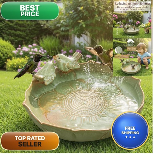 Cpwwsxpg ceramic bird bath - cpwwsxpg,