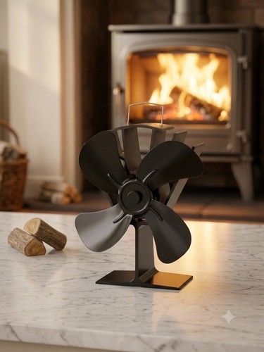 Blade heat powered stove - 4,