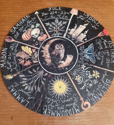 Pagan wheel the year wall - pagan,