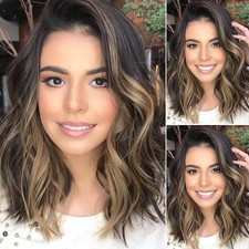 Women ombre brown wavy wig - women,