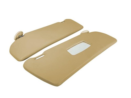 Beige interior sunvisor - beige, pair