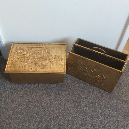 Vintage brass wood - vintage, brass/wood