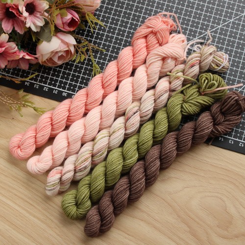 Hand dyed merino nylon - hand, sock