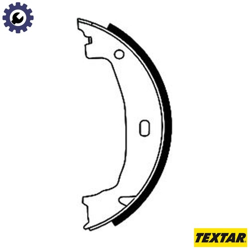 Brake shoe set parking - brake,