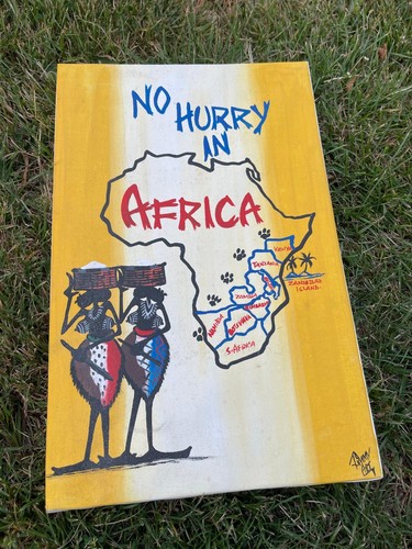 Two original african - african, paintings