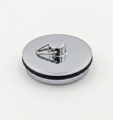 Metal chrome basin plug 38mm - chrome, 38mm(1