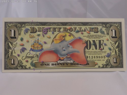Disney dollar 2005 dumbo - 2005, $1