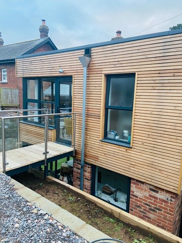 Siberian larch cladding dobule - cladding,