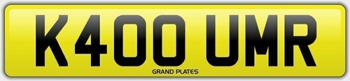 Kumar number plate k400 umr - kumar,