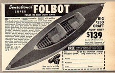1951 print folbot boats - ad,