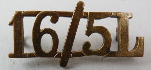 Military brass shoulder title - military,