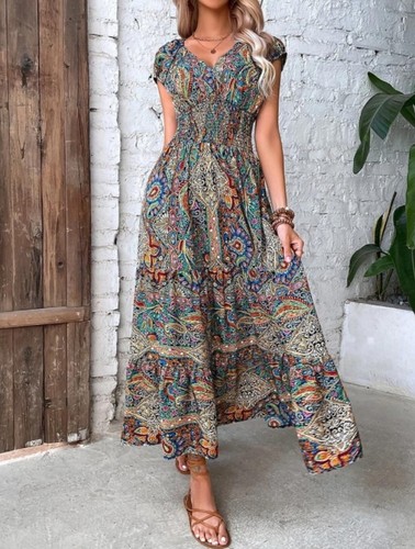 Ladies summer boho floral - summer,