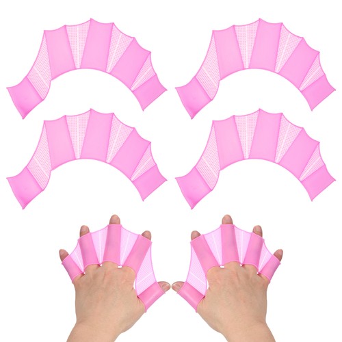 Silicone swimming gloves - swimming,