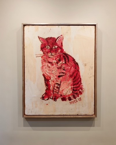 Oil painting cat by fred - by,