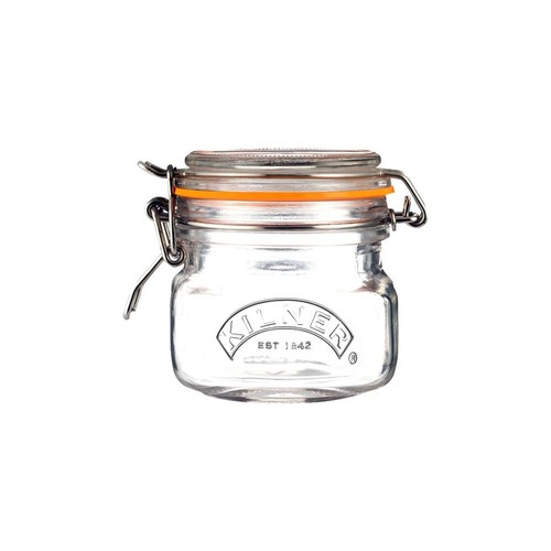 Kilner square clip top jar - square,