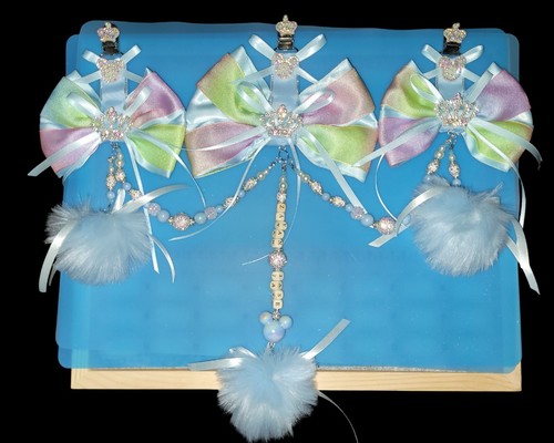 Rainbow pram charm - pram,